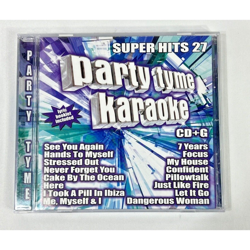 Party Tyme Karaoke Super Hits 27 CD+G Pop Music SYB-1129 Ariana Grande 2016 CD